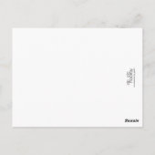  Bloei Wit Dank u Foto Post Kaart (Achterkant)