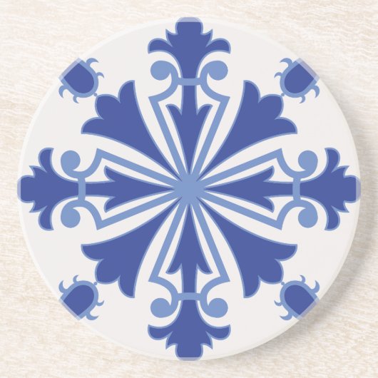  bloei zandsteen onderzetter (Voorkant)