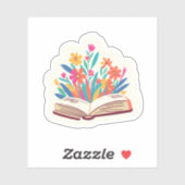 Bloeiboek | Boek Liefhebber Bloemen Bloemen  Sticker (Vel)