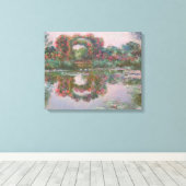 Bloeibogen, Giverny - Claude Monet - C1913 Canvas Afdruk (Insitu (Houten vloer))