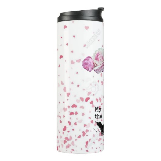 bloeidag thermosbeker (Gedraaid links)