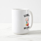 Bloeien als een bloem Psalm 103:15 Koffiemok (Voorkant rechts)