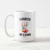 Bloeien als een bloem Psalm 103:15 Koffiemok (Links)