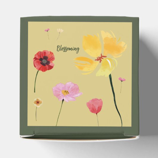 bloeien bedankdoosjes (Bovenkant)