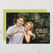 Bloeien Bewaar de datum Foto-uitnodiging Save The Date (Voorkant / Achterkant)