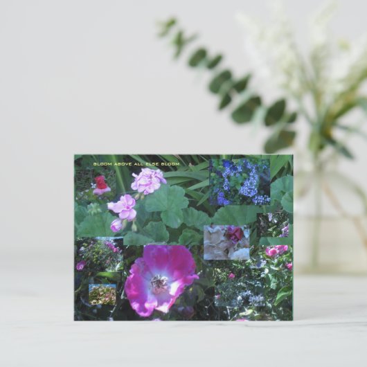 Bloeien boven alles bloeien briefkaart (Staand voorkant)