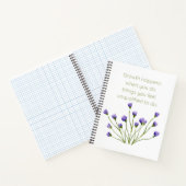 Bloeien door groei notitieboek (Binnen)