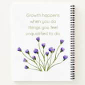 Bloeien door groei notitieboek (Achterkant)