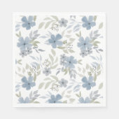 Bloeien en groeien Baby shower Servet (Voorkant)