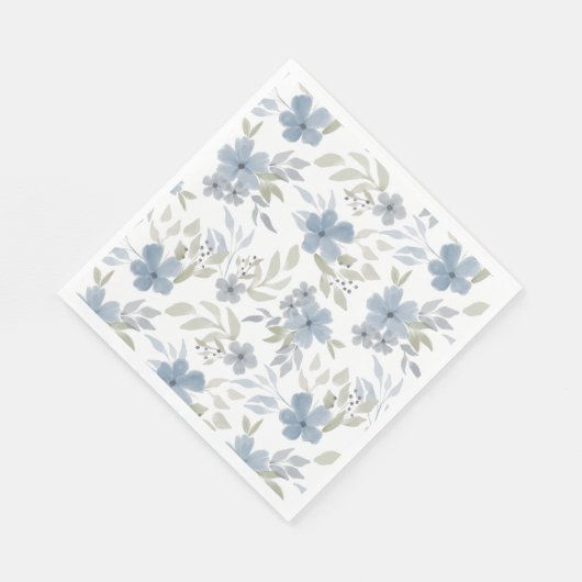 Bloeien en groeien Baby shower Servet (Hoek)