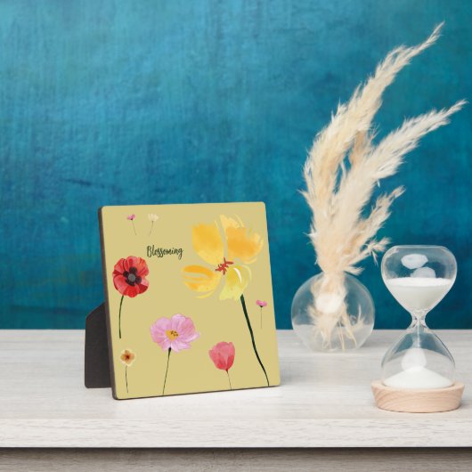 bloeien fotoplaat (Insitu)