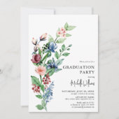 Bloeien in het feest van afstuderen kaart (Voorkant)