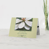 Bloeien in Lochmara Struik Wenskaart Kaart (Achterkant)