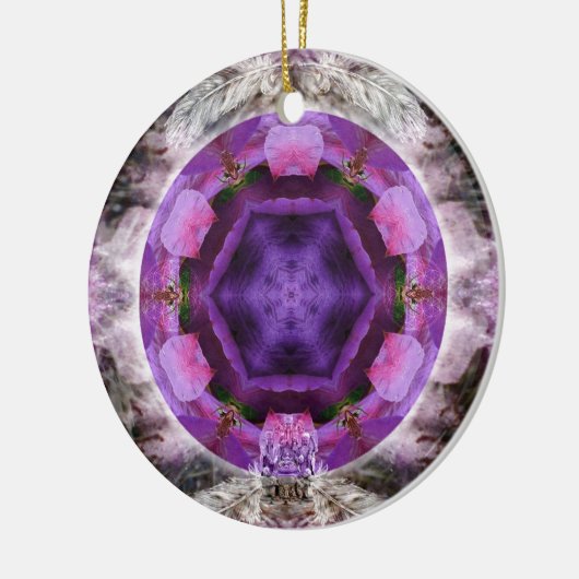 bloeien keramisch ornament (Links)