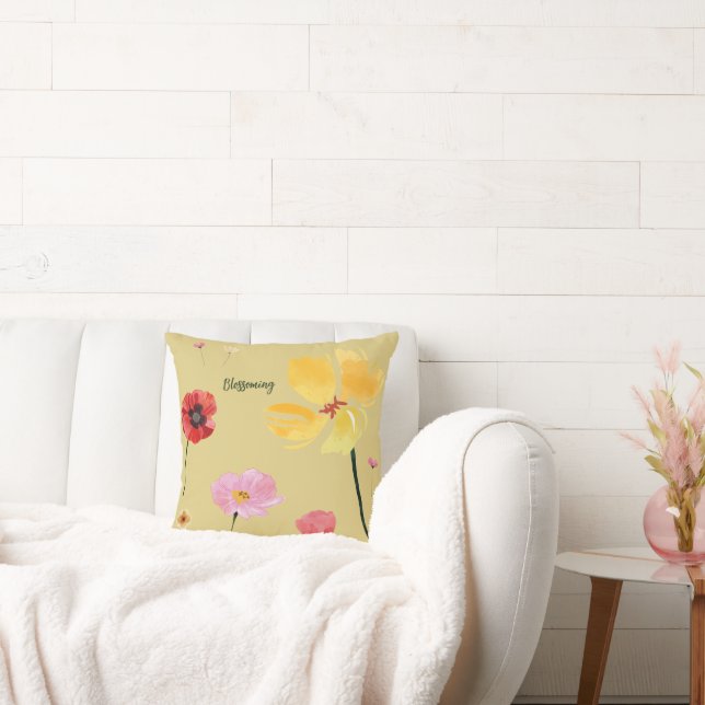 bloeien kussen (Bank)