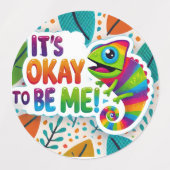 Bloeien met ADHD * Het is OK voor mij! Labels (Design 2)