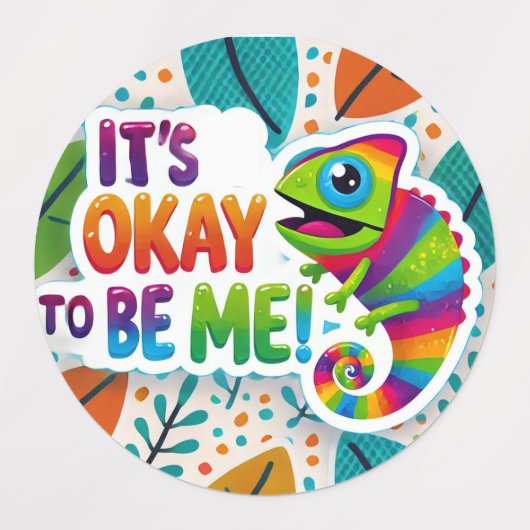 Bloeien met ADHD * Het is OK voor mij! Labels (Design 1)