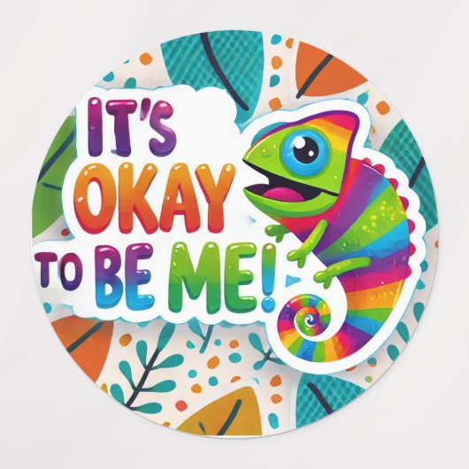 Bloeien met ADHD * Het is OK voor mij! Labels (Design 2)