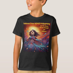 Bloeien met ADHD * Omhels je ADHD-uniekheid T-shirt