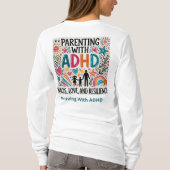 Bloeien met ADHD T-shirt (Achterkant)