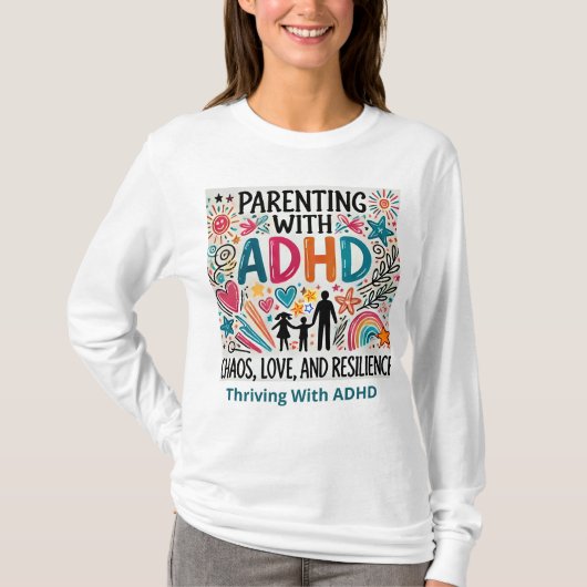 Bloeien met ADHD T-shirt (Voorkant)