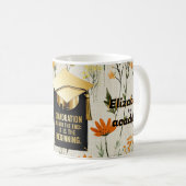 bloeien met afstuderen koffiemok (Voorkant rechts)