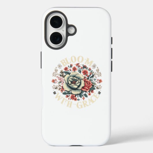 Bloeien met Grace Floral Design Case-Mate iPhone Case (Achterkant)