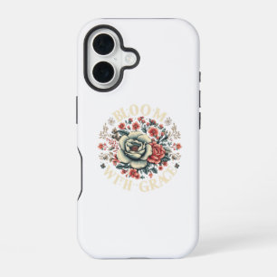 Bloeien met Grace Floral Design iPhone 16 Hoesje