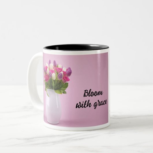 Bloeien met Grace Floral Mok (Voorkant links)