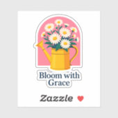 Bloeien met Grace Sticker (Vel)