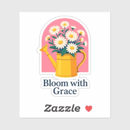 Bloeien met Grace Sticker (Vel)