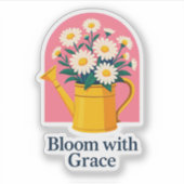 Bloeien met Grace Sticker (Voorkant)