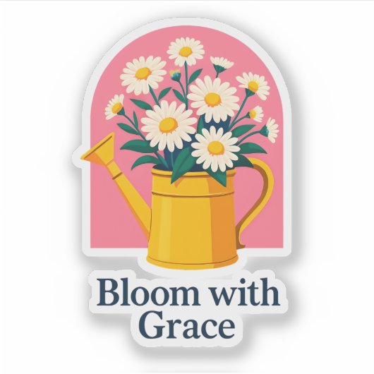 Bloeien met Grace Sticker (Voorkant)