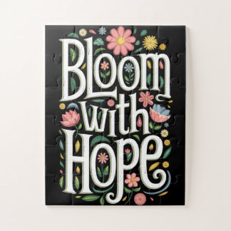 Bloeien met hoop legpuzzel