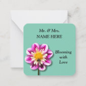 Bloeien met liefde notitiekaartje (Voorkant)