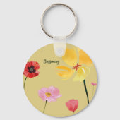 bloeien sleutelhanger (Achterkant)