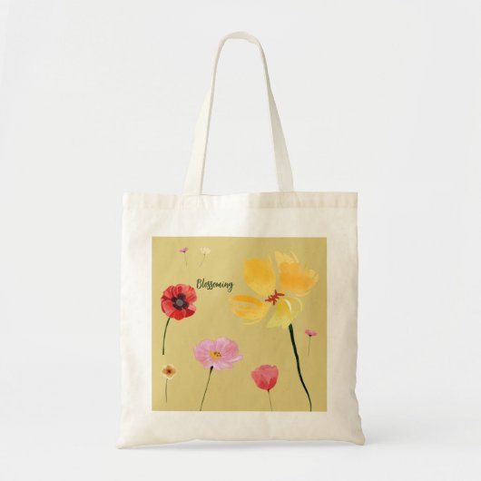 bloeien tote bag (Voorkant)
