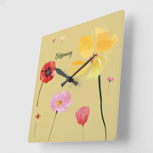 bloeien vierkante klok (Hoek)