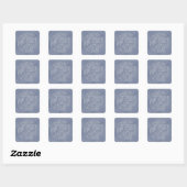 bloeien vierkante sticker (Vel)