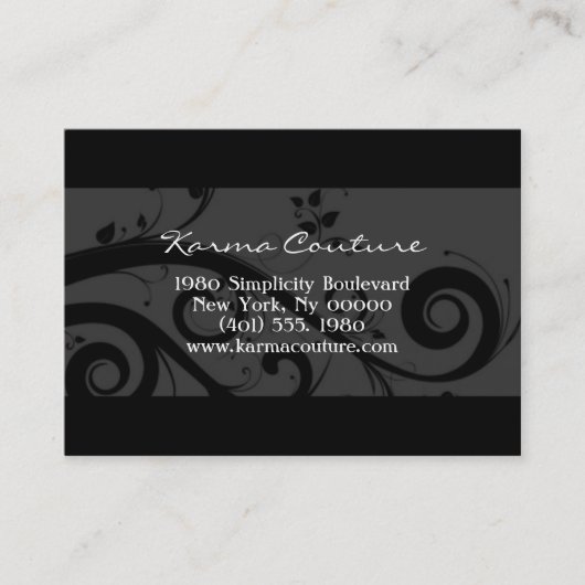 bloeien visitekaartje (Voorkant)