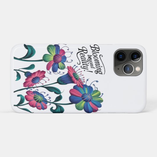 Bloeien voorbij de realiteit Case-Mate iPhone case (Achterkant (horizontaal))