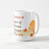 Bloeien waar je geplant bent | Terug naar school m Koffiemok (Voorkant rechts)