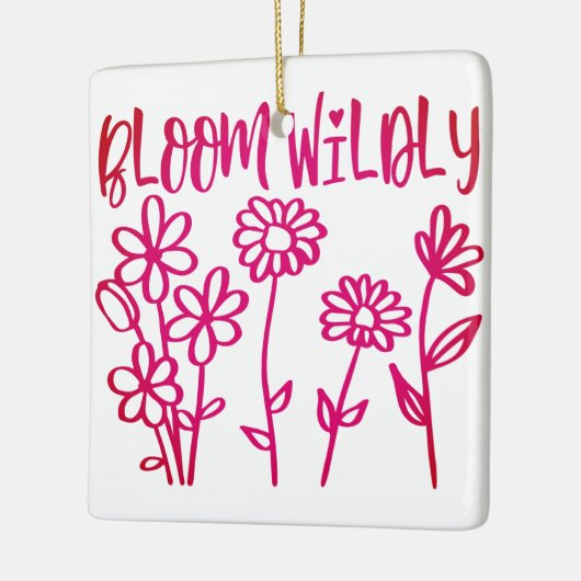 BLOEIEN WILD [2] KERAMISCH ORNAMENT (Links)