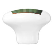 bloeiend aeonium keramische knop (Zijkant)