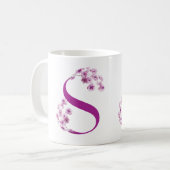 Bloeiend alfabet Mok (Voorkant links)