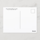 Bloeiend amandelglas Vincent van Gogh Briefkaart (Achterkant)