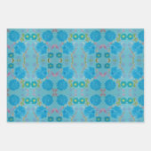 Bloeiend Blauwe Klokjes Bloemen Inpakpapier (Voorkant)