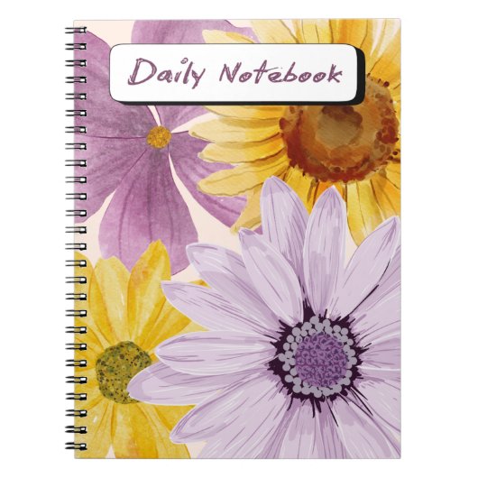 Bloeiend Bloemen Notitieboek (Voorkant)