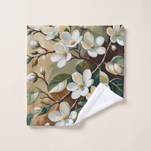 Bloeiend Branch 7 Badhanddoeken Bad Handdoek (Wasdoekje)