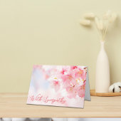 Bloeiend comfort - Blank Sympathie Card Kaart